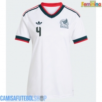 Camisa de time de futebol México Edson Alvarez #4 Replicas 2º Equipamento Feminina Mundo 2026 Manga Curta